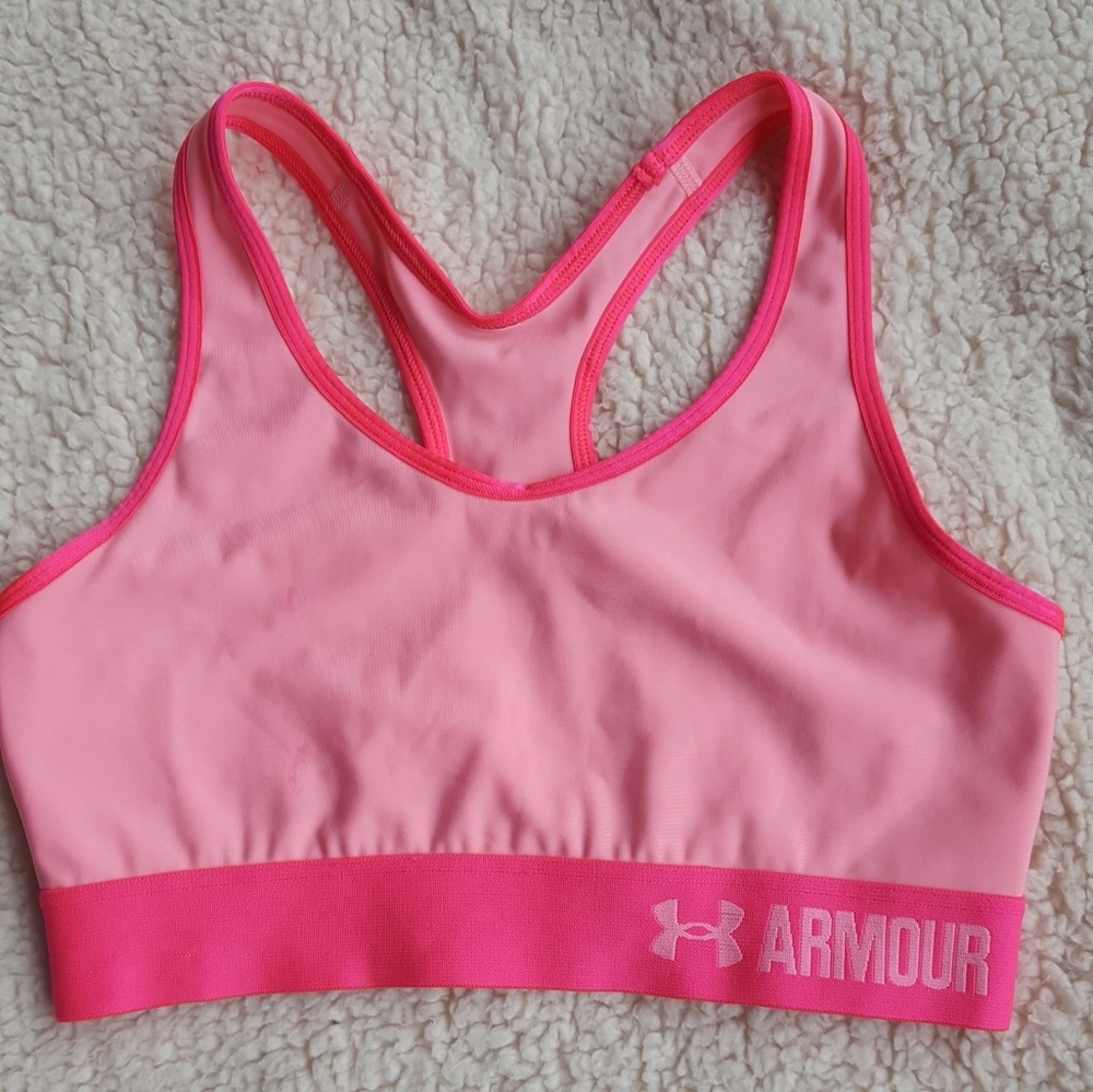 Under armour pink sports bar